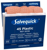 Salvequick® Pflaster Plastic 1009036 beige, 45 St.