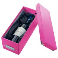 LEITZ CD-/DVD-Box Click & Store pink, 1 St.