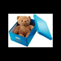 LEITZ Click & Store Aufbewahrungsbox 16,7 l blau 28,1 x 36,9 x 20,0 cm, 1 St.