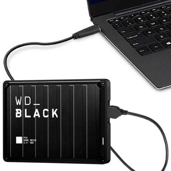 Western Digital WD_BLACK P10 Game Drive 4 TB externe HDD-Festplatte schwarz  ( WDBA3A0040BBK-WESN )