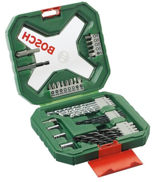BOSCH Bohrer- und Bit-Set X-Line Classic, 34-teilig