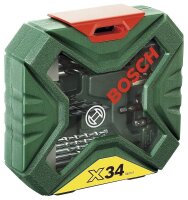 BOSCH Bohrer- und Bit-Set X-Line Classic, 34-teilig