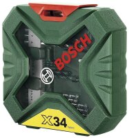 BOSCH Bohrer- und Bit-Set X-Line Classic, 34-teilig