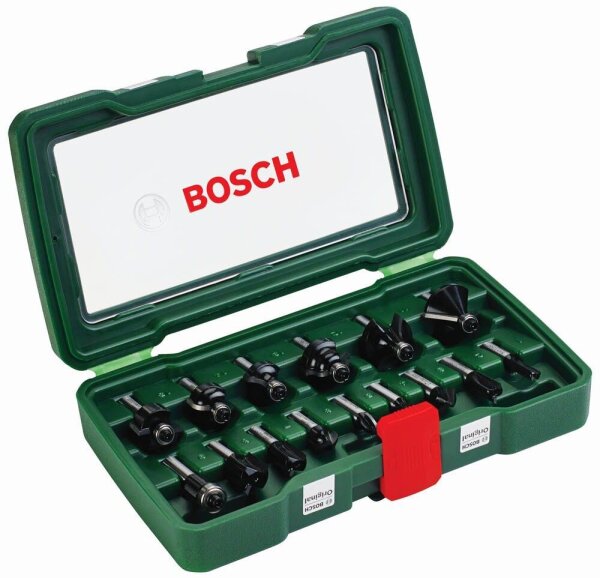 BOSCH Fräser-Set 15-teilig
