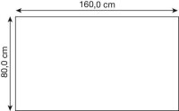 ith möbel Tischplatte anthrazit rechteckig 160,0 x...