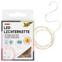folia Mini LED 20er LED Lichterketten weiß 2,2 m, 2...