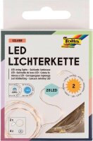 folia Mini LED 20er LED Lichterketten weiß 2,2 m, 2...