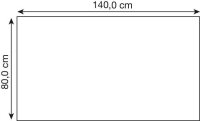 ith möbel Tischplatte anthrazit rechteckig 140,0 x...