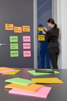 Post-it® Super Sticky Meeting Notes Haftnotizen extrastark 6445-4SS farbsortiert, 4 Blöcke