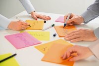 Post-it® Super Sticky Meeting Notes Haftnotizen extrastark 6845-SSP farbsortiert, 4 Blöcke