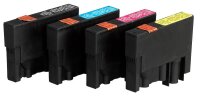 edding EDD-407 schwarz, cyan, magenta, gelb Druckerpatronen kompatibel zu EPSON T0715, 4er-Set