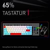 CHERRY MX-LP 2.1 COMPACT Gaming-Tastatur kabellos weiß