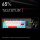 CHERRY MX-LP 2.1 COMPACT Gaming-Tastatur kabellos weiß