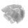 Vollsichtreiter transparent, 50 St.
