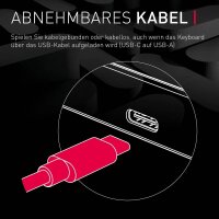CHERRY MX 3.0S Gaming-Tastatur kabellos weiß