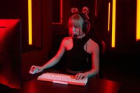 CHERRY MX 3.0S Gaming-Tastatur kabellos weiß