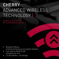 CHERRY MX 8.2 TKL Gaming-Tastatur kabellos weiß  ( G80-3882LXADE-0 )