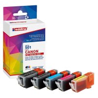 edding EDD-501 2x schwarz, cyan, magenta, gelb...