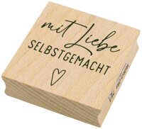 artoz Motivstempel Mit Liebe gemacht 4,0 x 6,0 cm, 1 St.