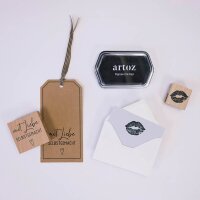 artoz Motivstempel Mit Liebe gemacht 4,0 x 6,0 cm, 1 St.