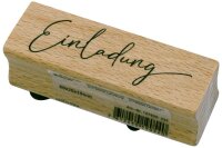 artoz Motivstempel Einladung 6,0 x 2,0 cm, 1 St.