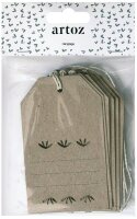 artoz Geschenkanhänger weiß aus Kraftpapier...