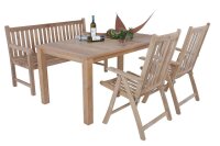 Garden Pleasure Gartenbank Solo 940140 natur Holz 150,0 cm