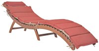 Garden Pleasure Sonnenliege Nassau braun Holz