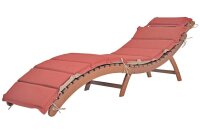 Garden Pleasure Sonnenliege Nassau braun Holz