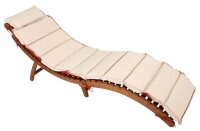 Garden Pleasure Sonnenliege Nassau braun Holz