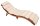 Garden Pleasure Sonnenliege Nassau braun Holz