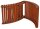 Garden Pleasure Sonnenliege Nassau braun Holz