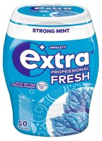 extra® PROFESSIONAL FRESH STRONG MINT Kaugummis 50...