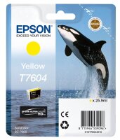 EPSON T7604 (Schwertwal) gelb Druckerpatrone