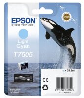 EPSON T7605 (Schwertwal) light cyan Druckerpatrone