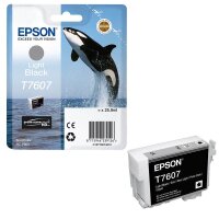 EPSON T7607 (Schwertwal) light schwarz Druckerpatrone