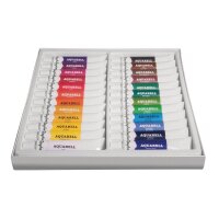 Rayher Künstler-Set Aquarellfarben farbsortiert 24 x...