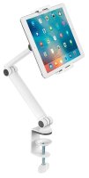Neomounts Tablet-Halterung DS15-545WH1 weiß für 1 Tablet, Tischklemme