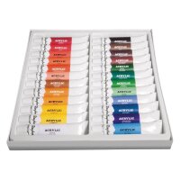 Rayher Künstler-Set Acrylfarben farbsortiert 24 x...