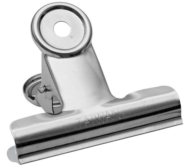 WEDO Briefklemmer silber 5,0 cm, 12 St.