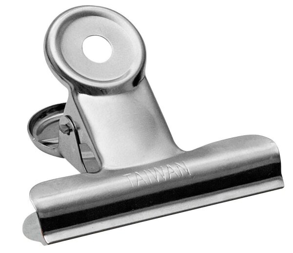 WEDO Briefklemmer silber 6,0 cm, 12 St.