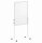 MAUL mobiles Whiteboard MAULsolid 75,0 x 120,0 cm grau#!#weiß Textil/Whiteboard