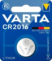 VARTA Knopfzelle CR2016 Lithium 3,0 V, 1 St.