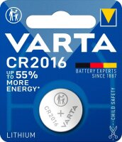 VARTA Knopfzelle CR2016 Lithium 3,0 V, 1 St.