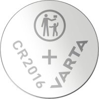 VARTA Knopfzelle CR2016 Lithium 3,0 V, 1 St.