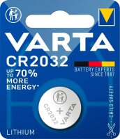VARTA Knopfzelle CR2032 Lithium 3,0 V, 1 St.