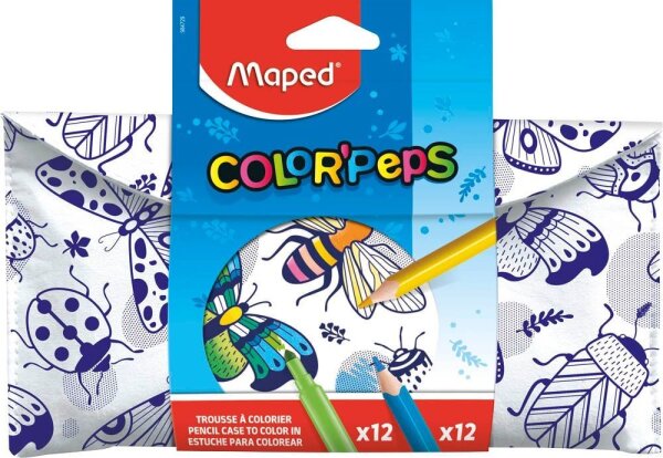 maped Federmäppchen befüllt Motiv, 15,5 x 12,0 cm