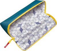 maped Schlampermäppchen XXL Basic blau/weiß, 23,0 x 9,0 cm