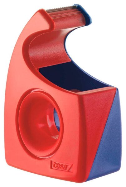 tesa Klebefilmabroller Easy Cut® rot/blau