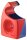 tesa Klebefilmabroller Easy Cut® rot/blau